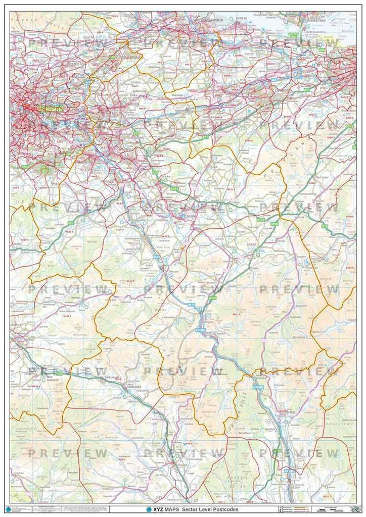 Motherwell Postcode Map Ml Map Logic 2527