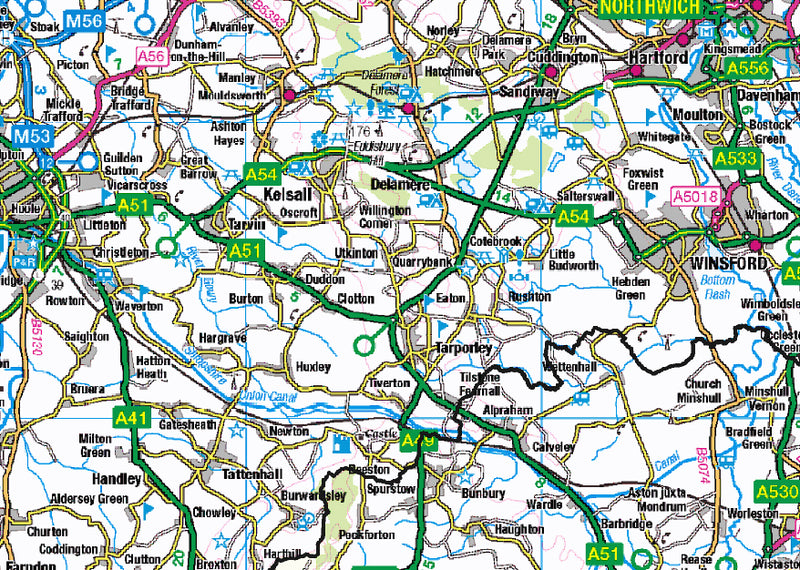 Cheshire County Map (2021) – Map Logic