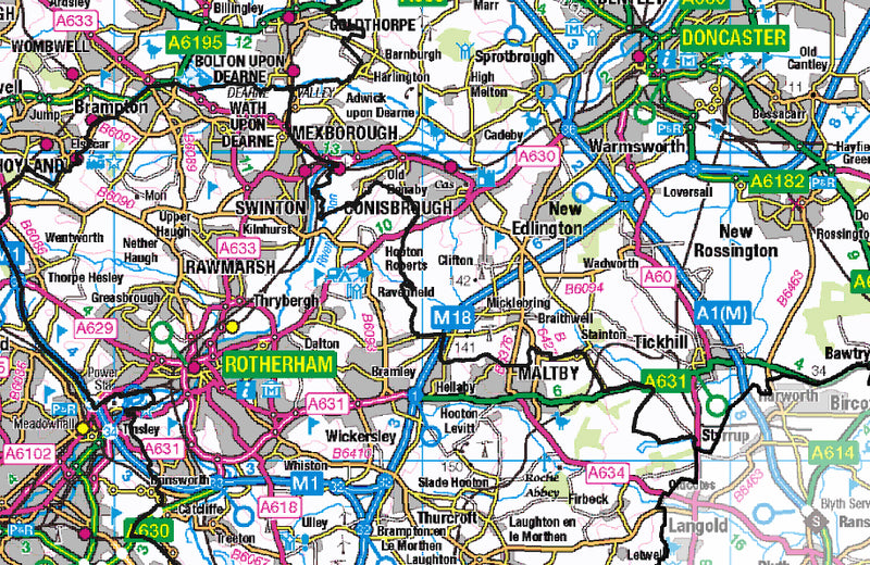 South Yorkshire County Map (2021) – Map Logic