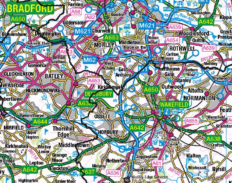 West Yorkshire County Map (2021) – Map Logic