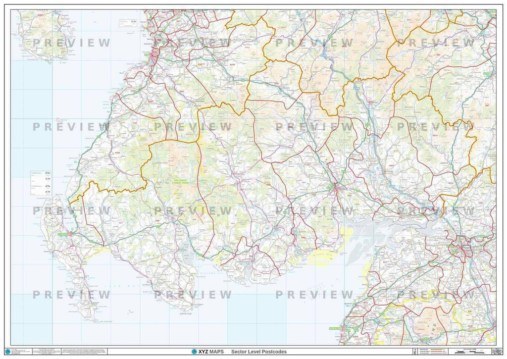 Dumfries & Galloway Postcode Map (DG) – Map Logic