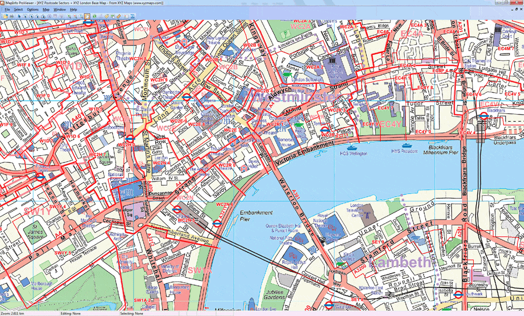 Greater London ProViewer Postcode Atlas – Map Logic