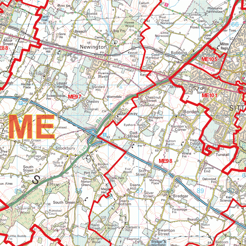 Medway Postcode Map (ME) – Map Logic