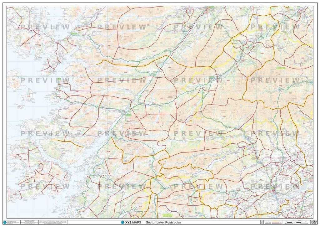 PH Postcode Map for the Perth Postcode Area GIF or PDF Download – Map Logic