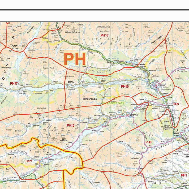 South Scotland Postcode District Map D5 Map Logic